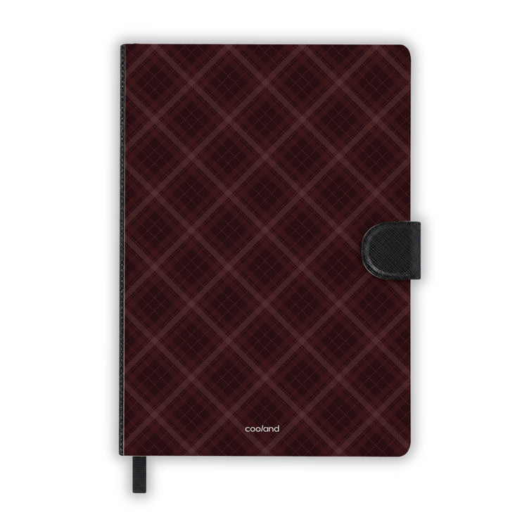Wine Tartan - Notebook