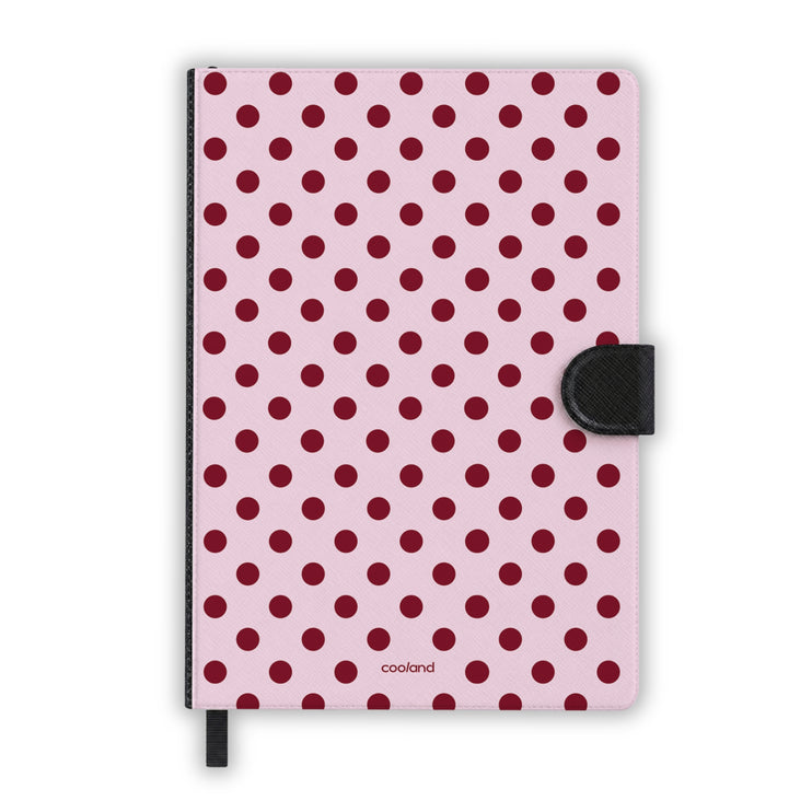 Burgundy Polka - Notebook