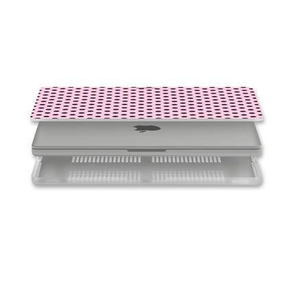 Burgundy Polka - MacBook