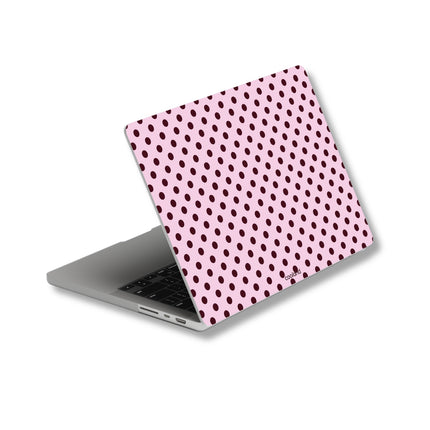 Burgundy Polka - MacBook